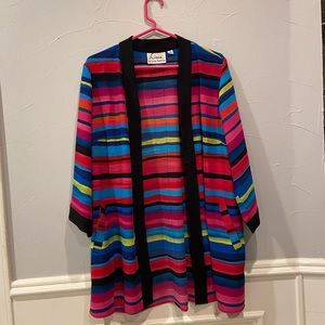 Linea by Louis Dell’ Olio Striped Kimono